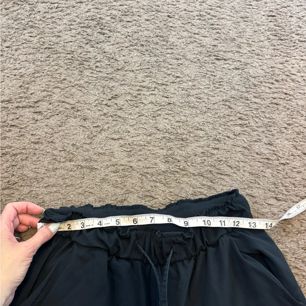 Lululemon Black Stretch High Rise Jogger Pants Pull On Drawstring 6 $128 - Picture 4 of 9